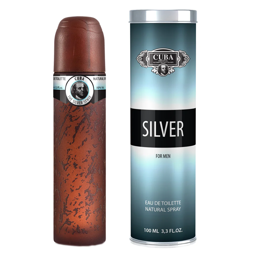 Cuba Silver by Cuba Paris 100ml EDT for Men