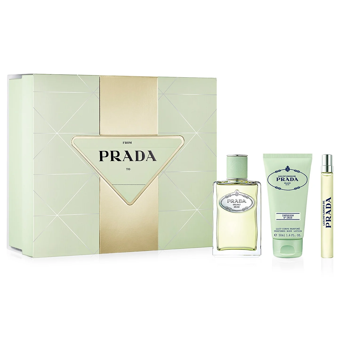 Infusion d'Iris by Prada 100ml EDP 3 Piece Gift Set