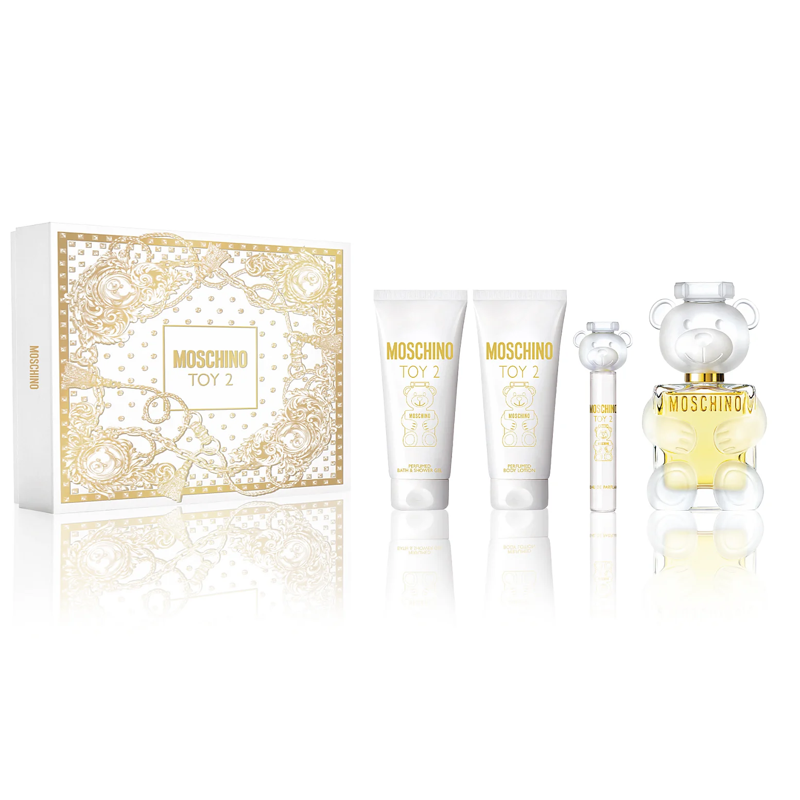 Moschino Toy 2 by Moschino 100ml EDP 4 Piece Gift Set