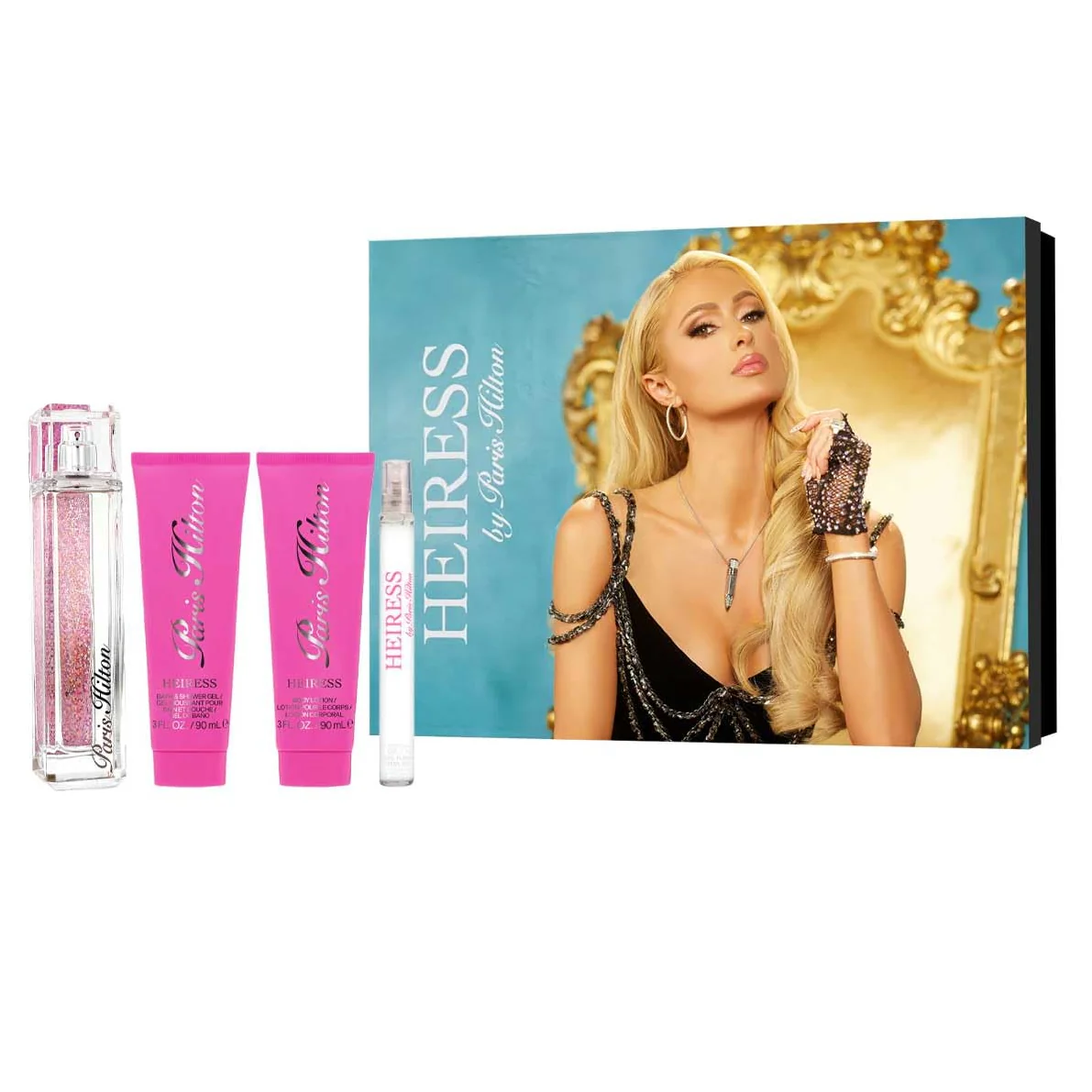 Heiress By Paris Hilton 100ml EDP 4 Piece Gift Set