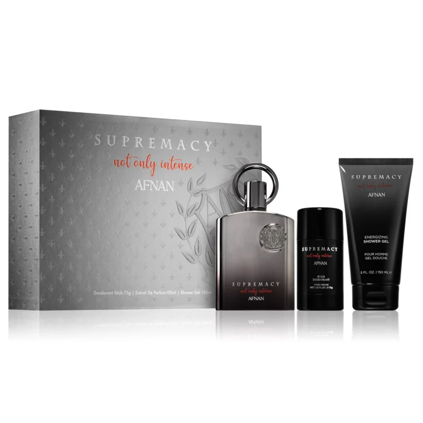 Supremacy Not Only Intense by Afnan 100ml EDP 3pc Gift Set