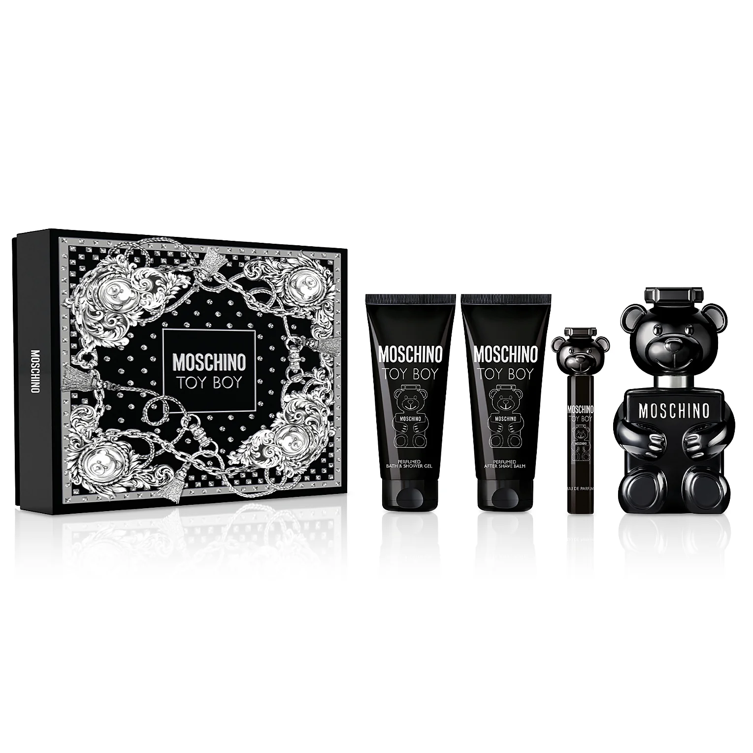 Toy Boy by Moschino 100ml EDP 4 Piece Gift Set for Men