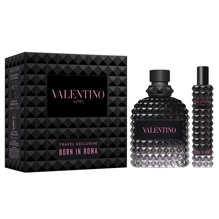 Valentino Uomo Born In Roma 100ml EDT 2 Piece Gift Set